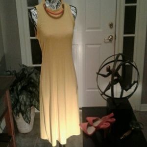 Mustard color dress